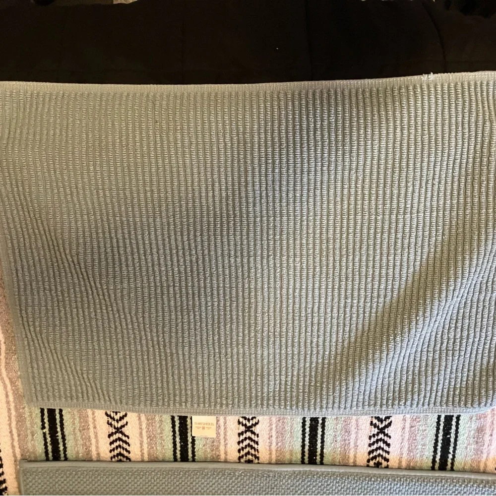 Threshold - Light Blue Bath Mat Set of (3)